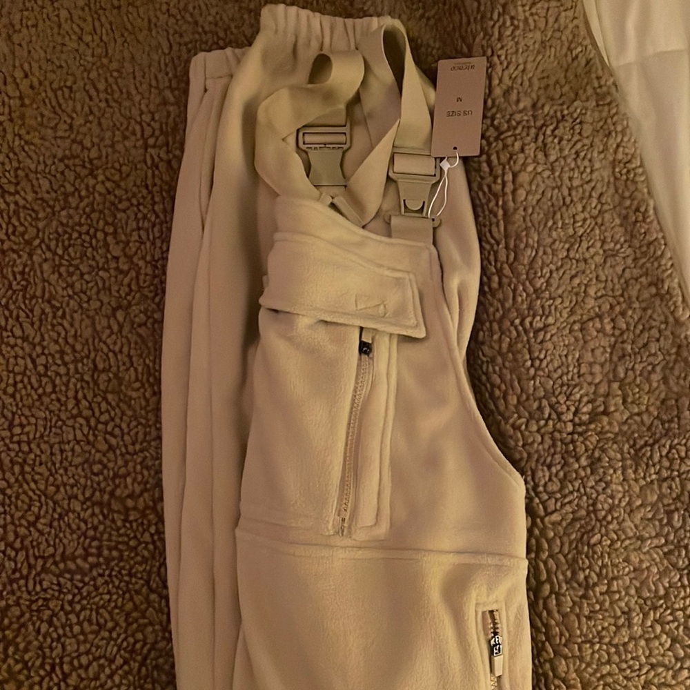 Women’s fleece overalls